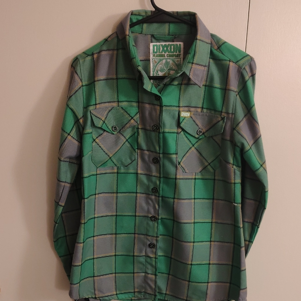 DIXXON Green And Brown Flannel